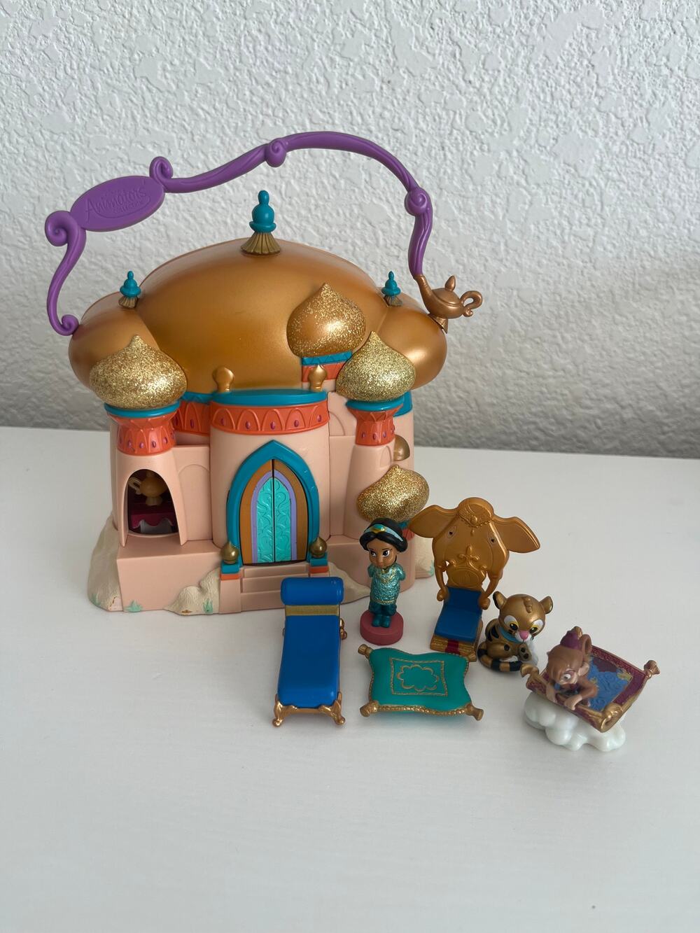 Disney Animators Collection Jasmine's Palace Aladdin Playset (Incomplete)